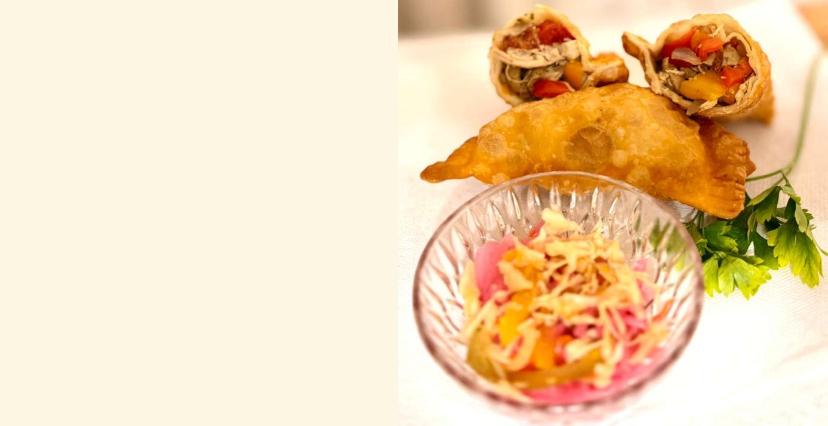 New taste Haitian Patty with Pikliz
